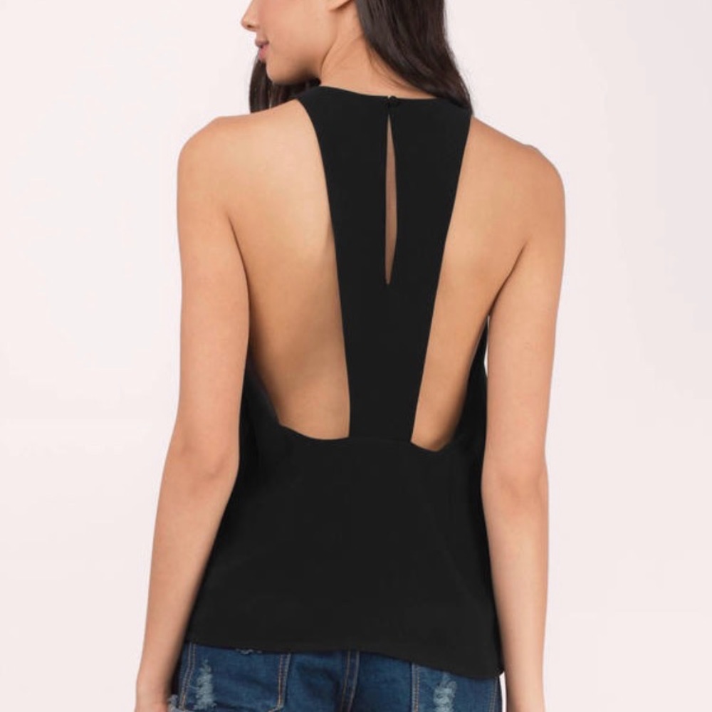 Black tobi blouse