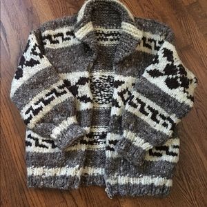 Vintage cowichan sweater