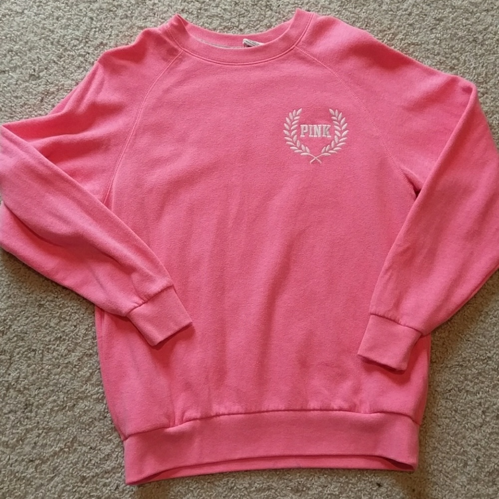 Pink crew neck