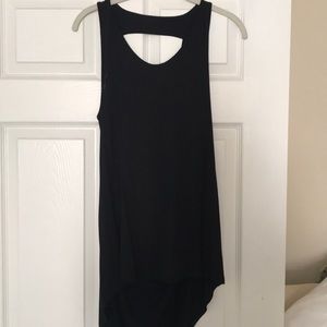 Cowl back tunic