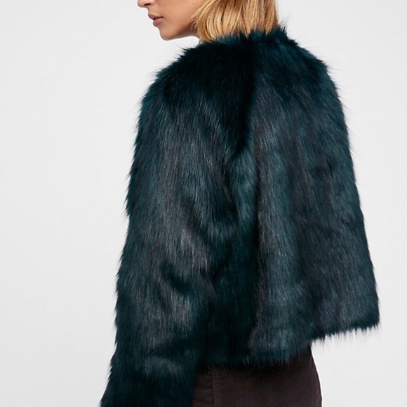 Plush Faux Fur Classic JACKET Soft Frankie Coat - Picture 2 of 5