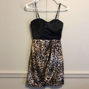 Animal print minidress