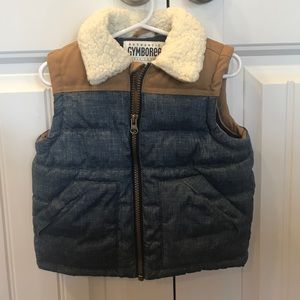 Gymboree boys puffer vest size 18-24 months.