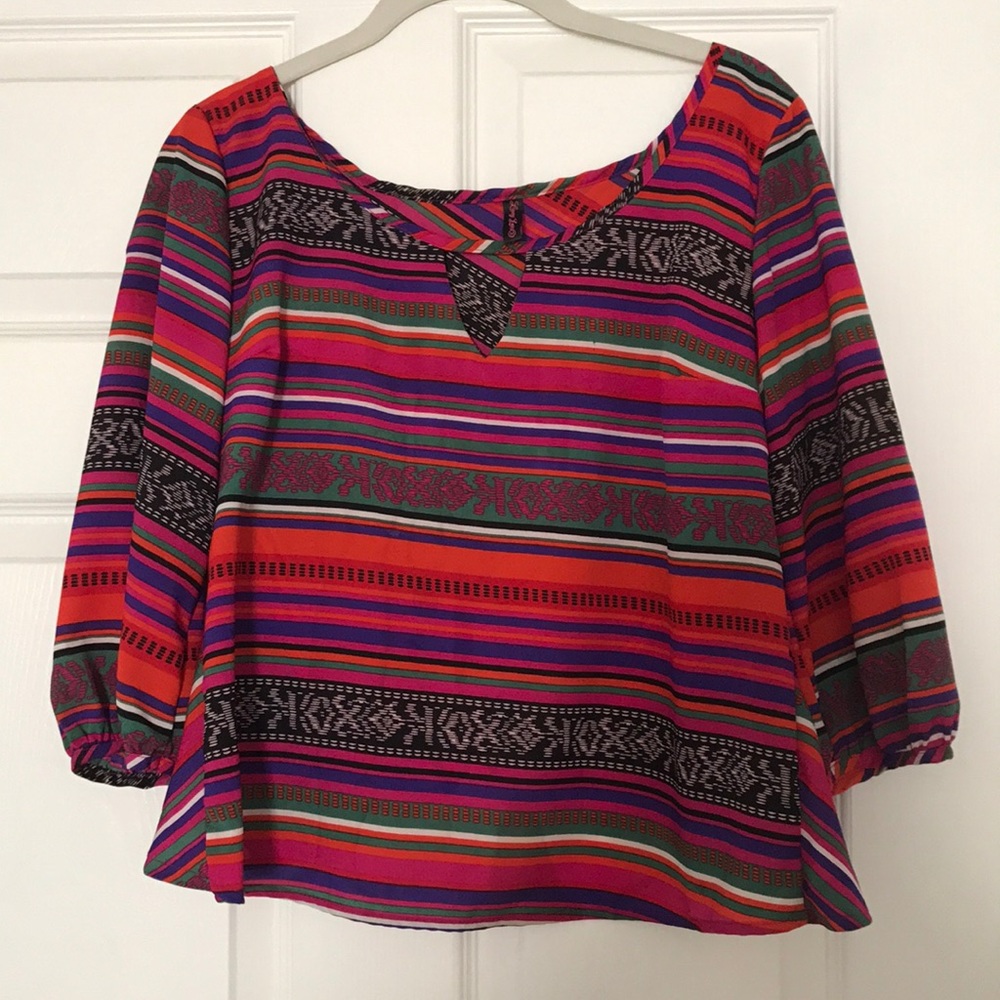 Multi colored blouse
