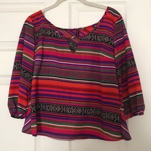 Multi colored blouse