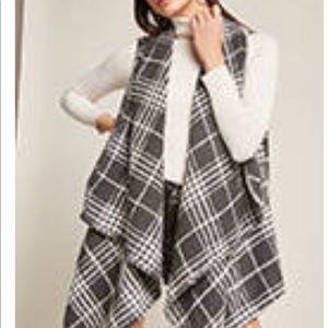 NEVER WORN plaid vest!