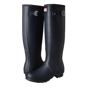 Navy Matte Hunter Boots