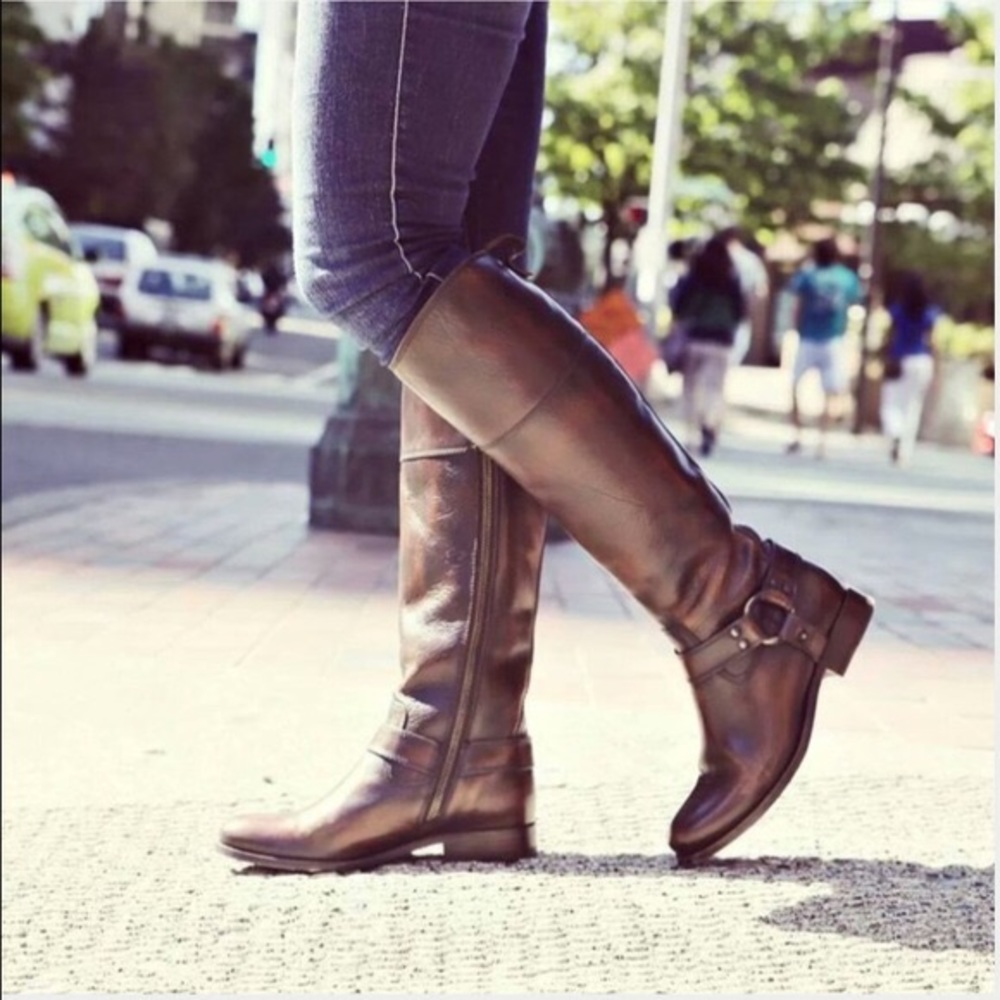Frye Melissa Harness Zip Boots
