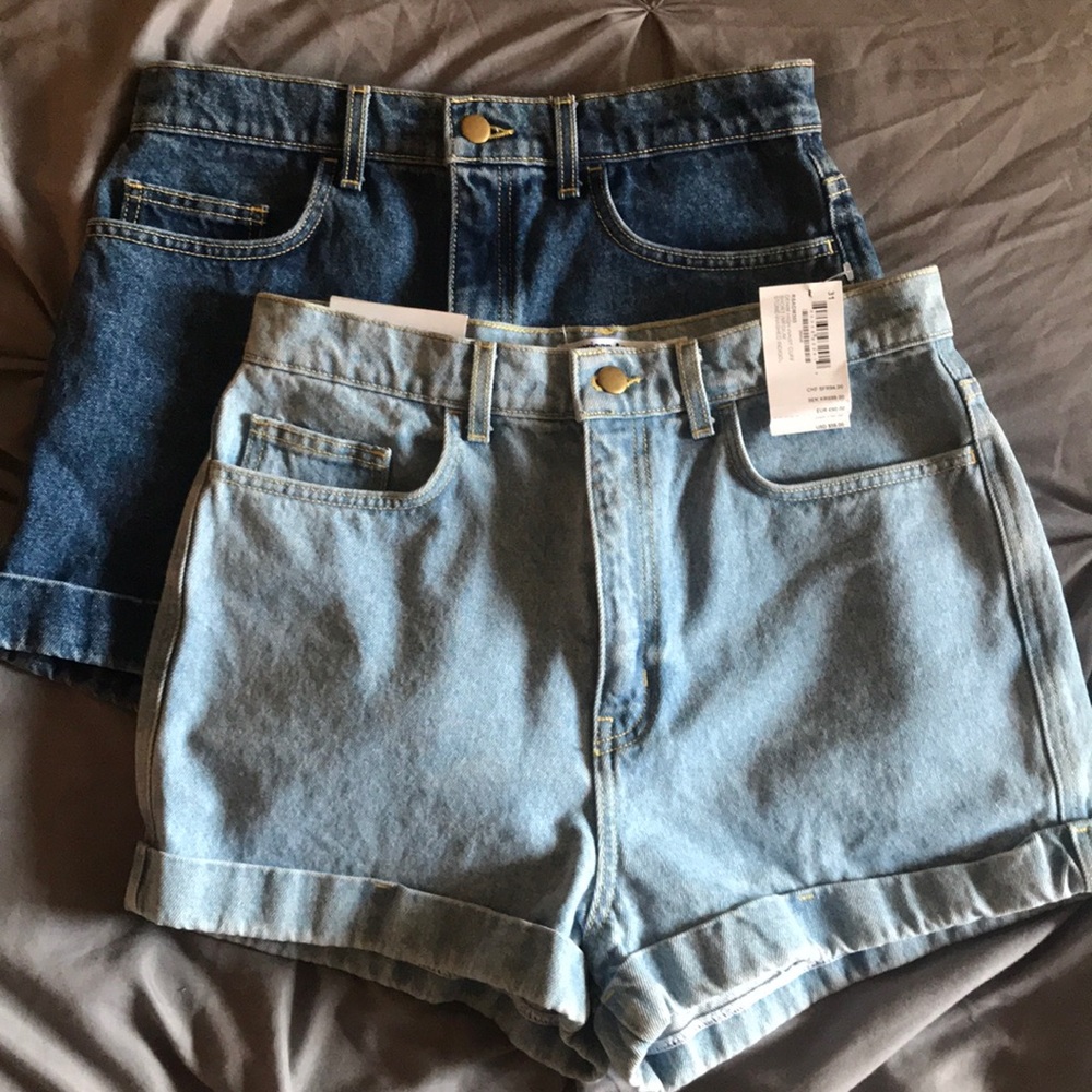 High Waisted American Apparel shorts