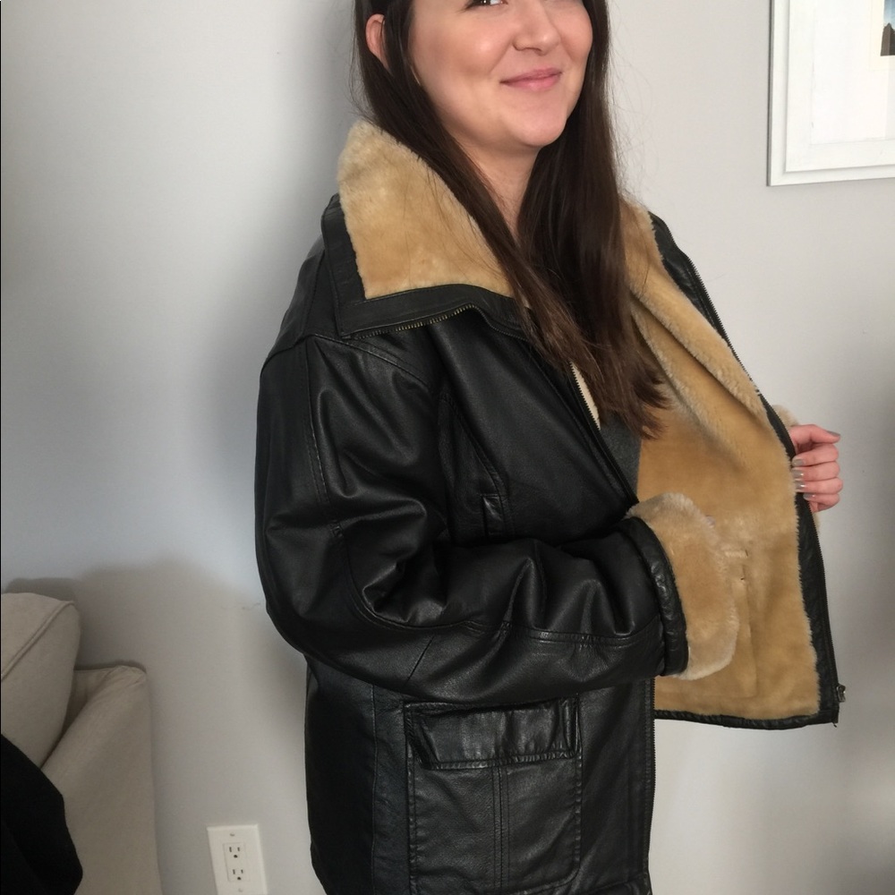“The Connection” New York Leather Fur Jacket