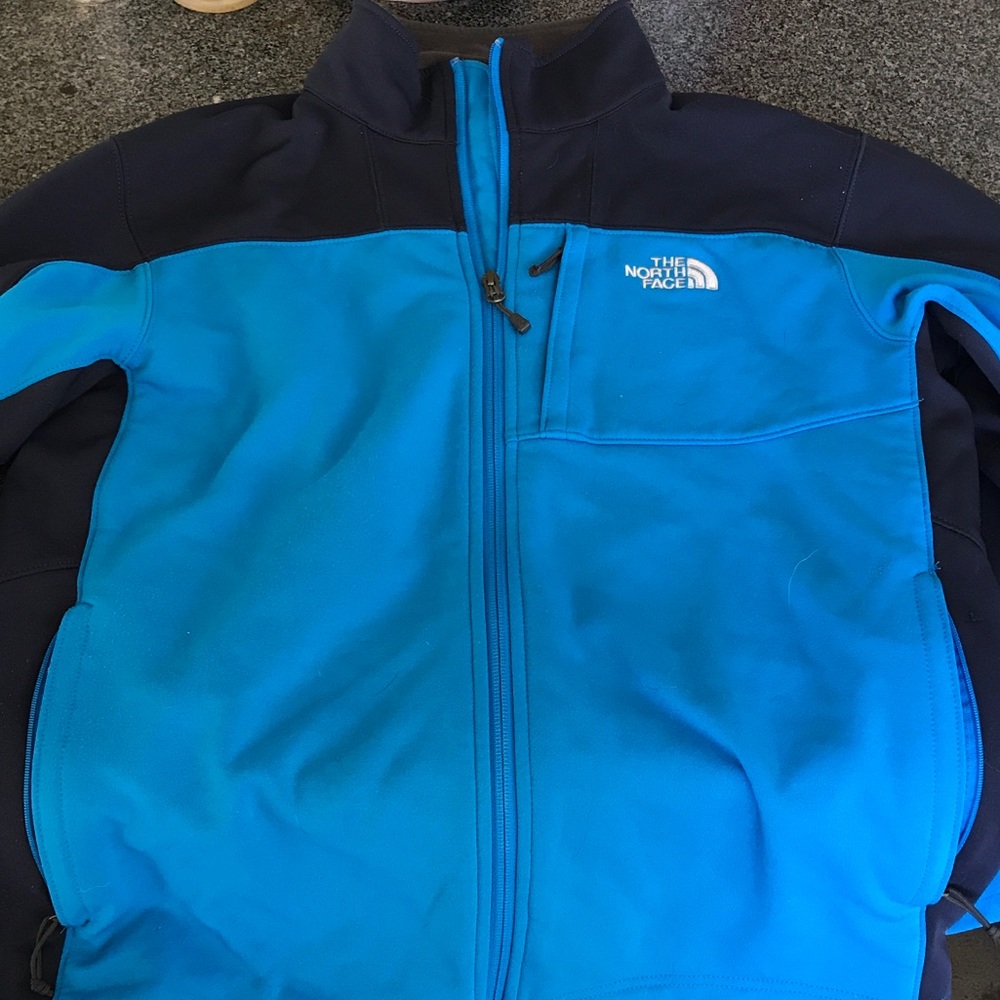North face zip up men’s large