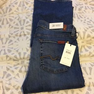 BRAND NEW 7 for all mandkind bootcut jeans