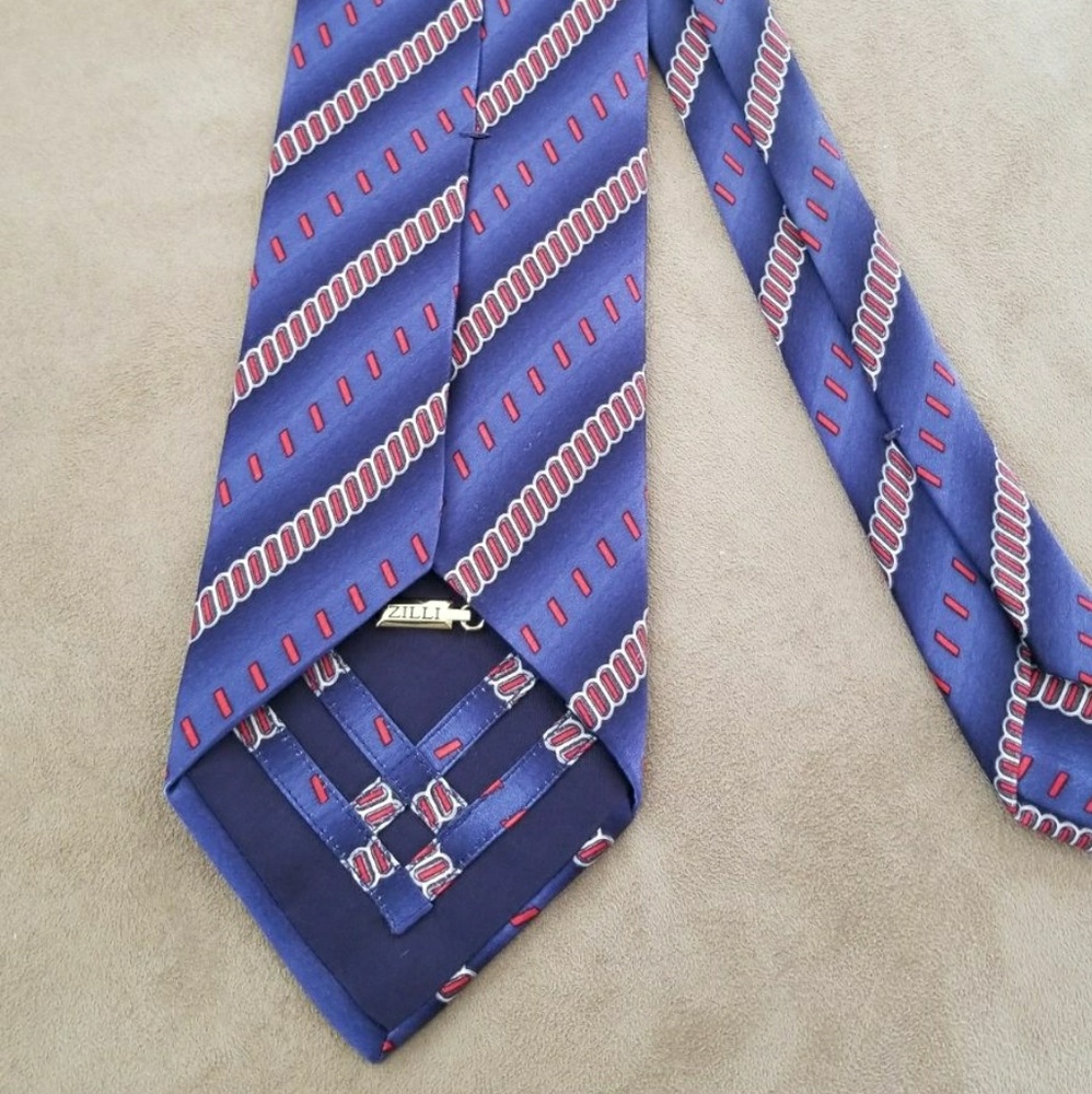 ZILLI 100% silk tie