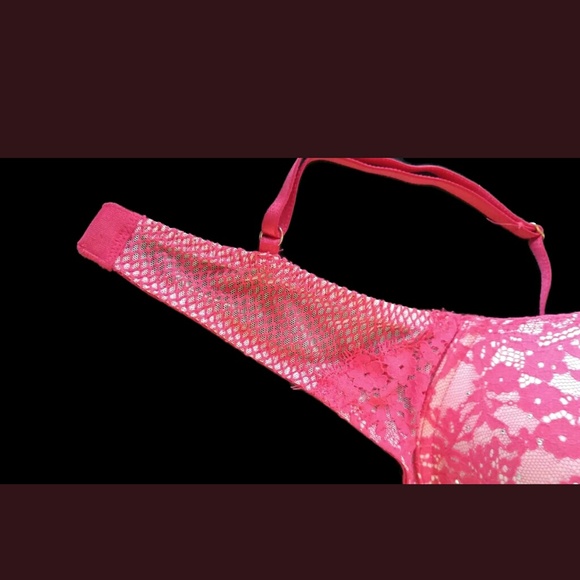 Victoria Secret pushup bra 32B red lace - Picture 5 of 5