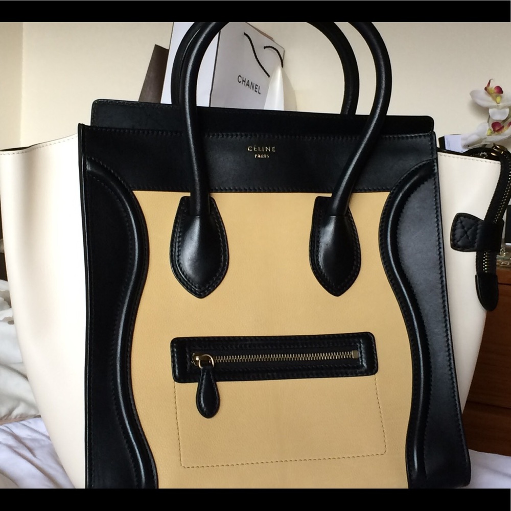 Celine Mini Luggage (Limited edition, tri color) - Picture 2 of 4