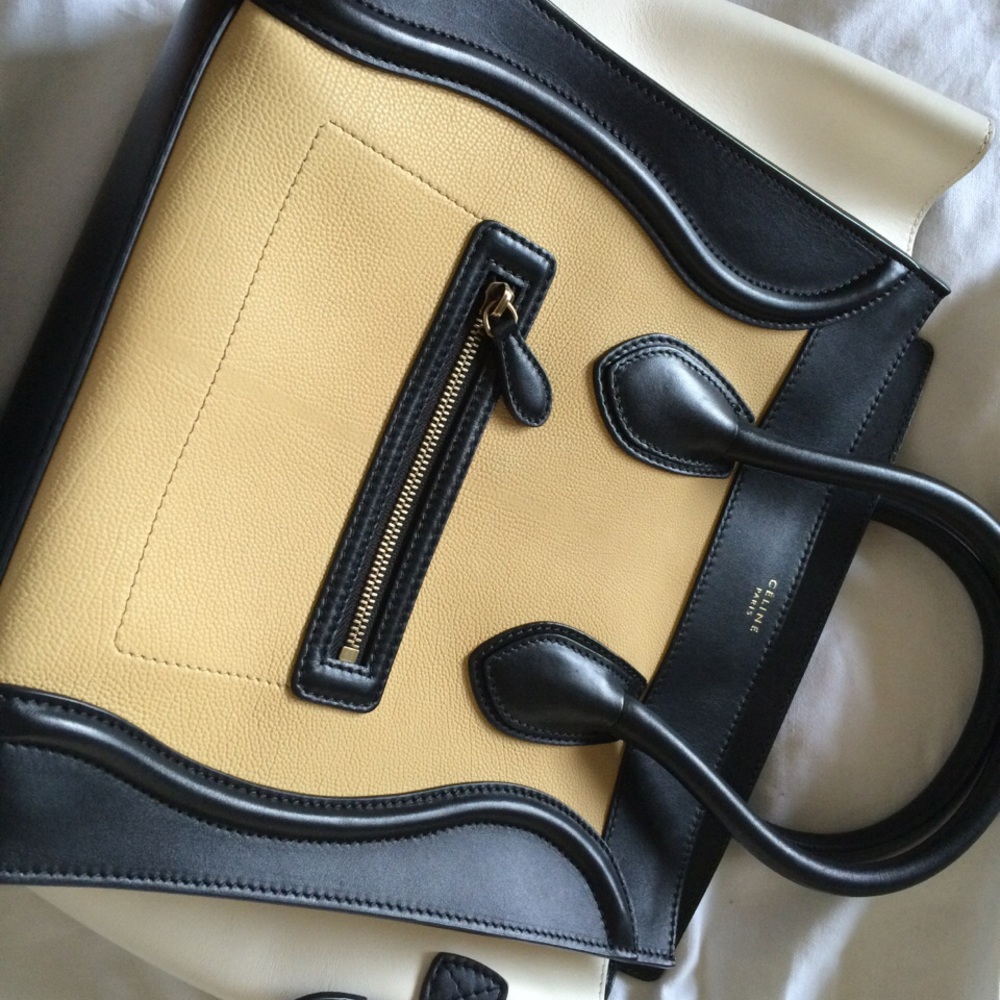 Celine Mini Luggage (Limited edition, tri color) - Picture 3 of 4
