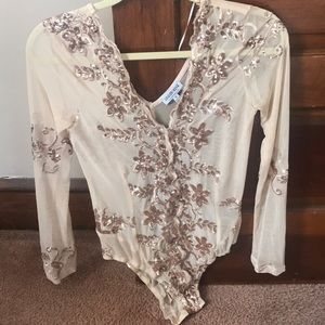 Fashion nova sequence mesh body suit
