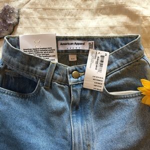 American Apparel High Waisted Jeans