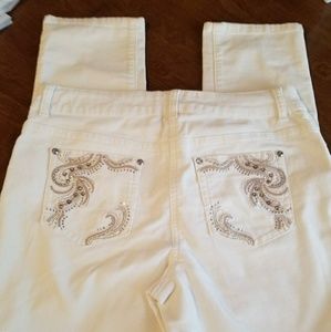 CHICO'S Winter white corduroy pants