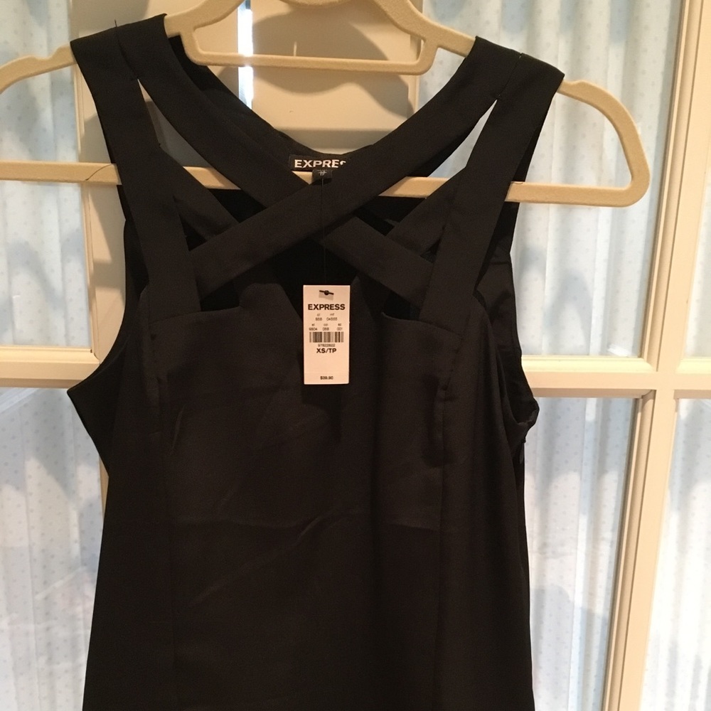Express black blouse