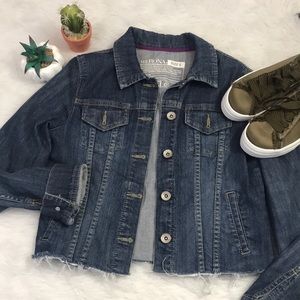 Raw Hem Denim Jacket