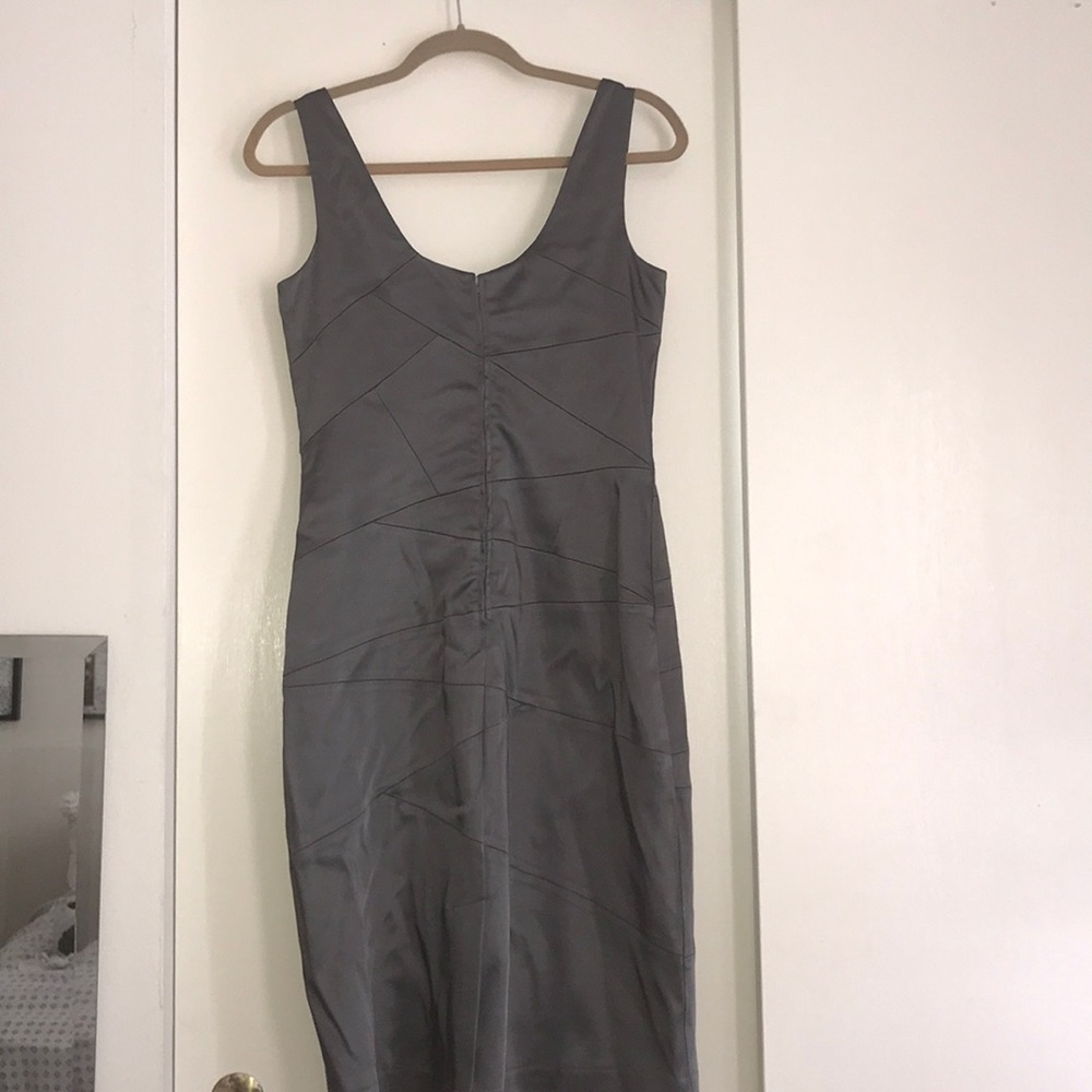Grey Cocktail Dress - Picture 3 of 5