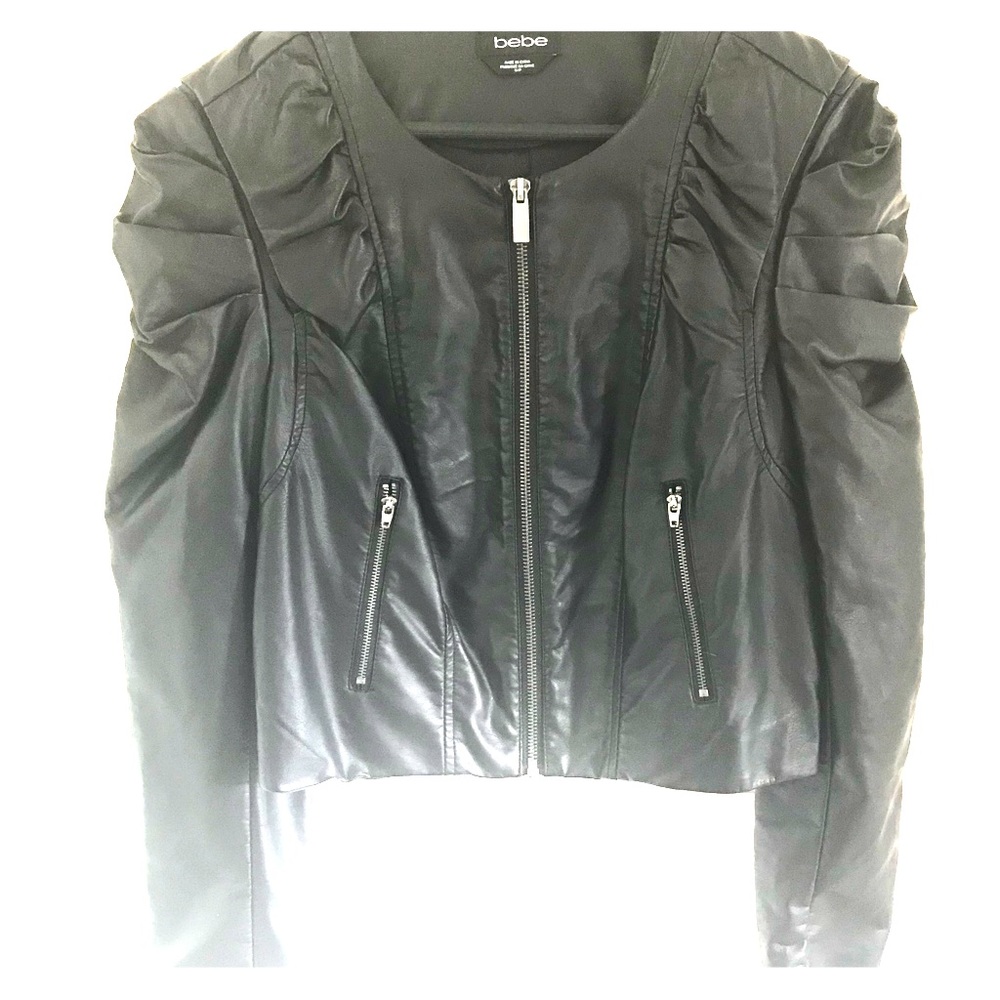 Faux leather Bebe jacket