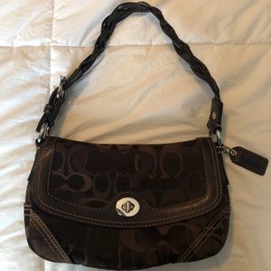 Coach original cloth print in brown