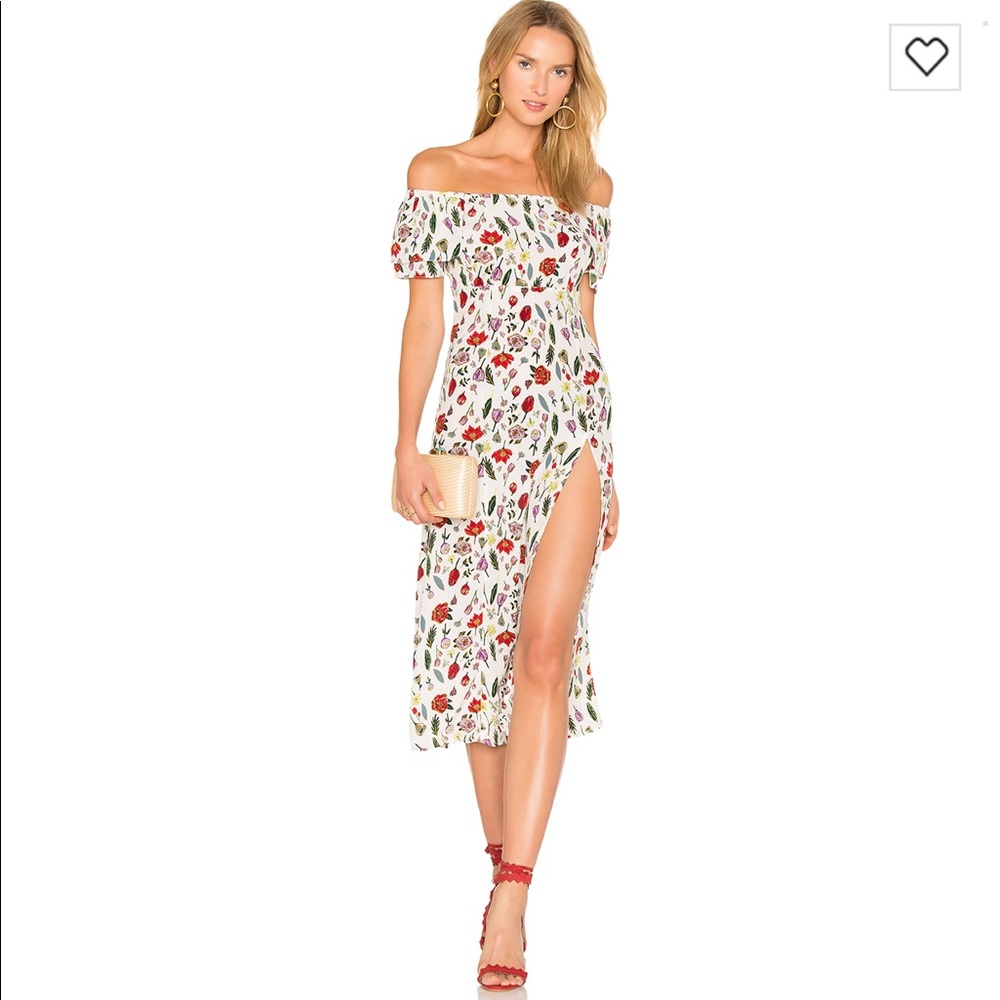 STONE COLD FOX VERSILIA FLORAL DRESS