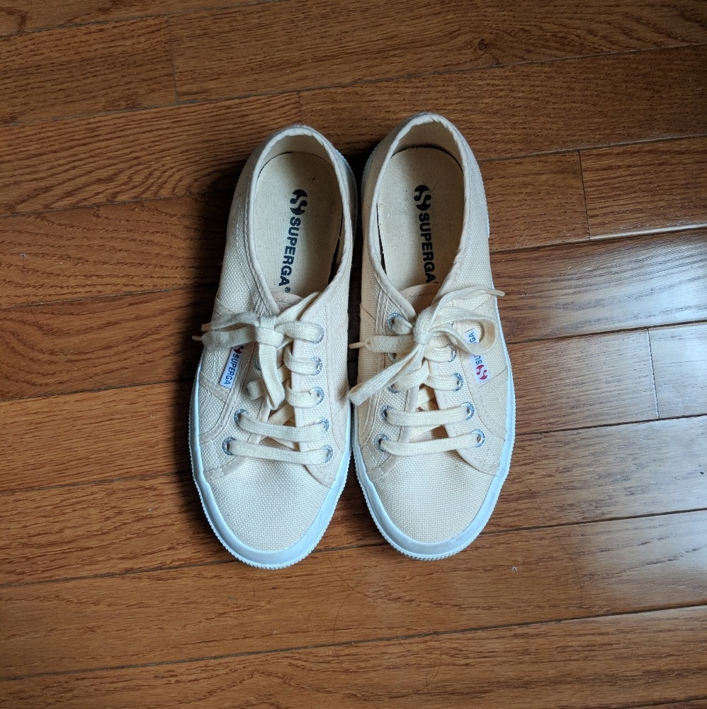 Superga Cream Beige Sneakers