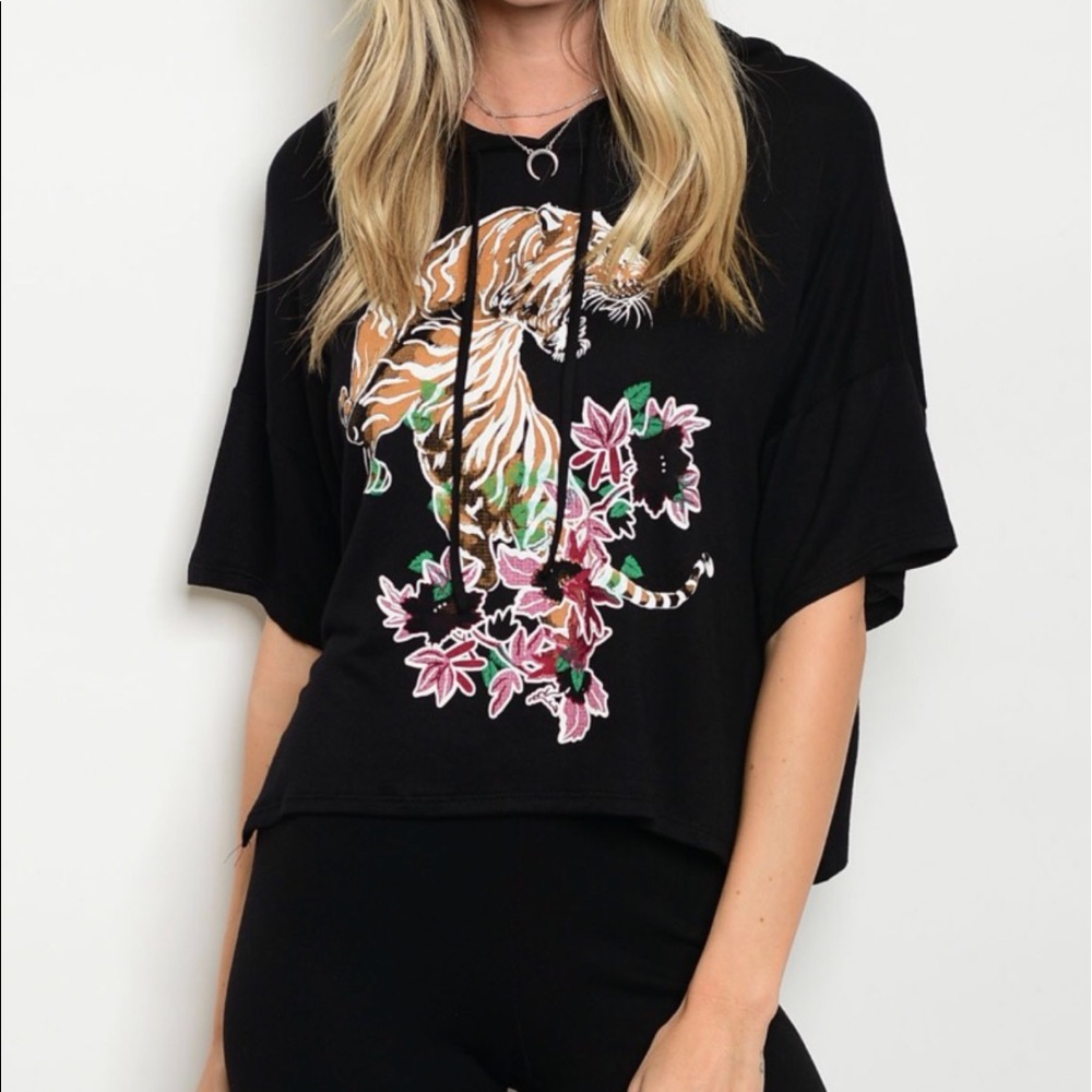 Japanese Tiger Hoodie Shirt