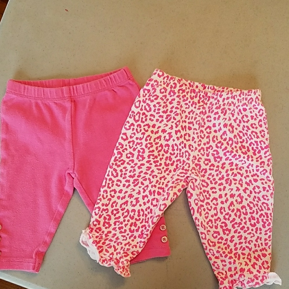 CARTER'S 6 Months Pink Legging Pants