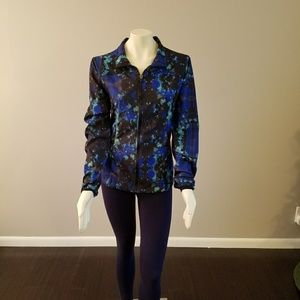 Fabletics Patterned Athletic Jacket
