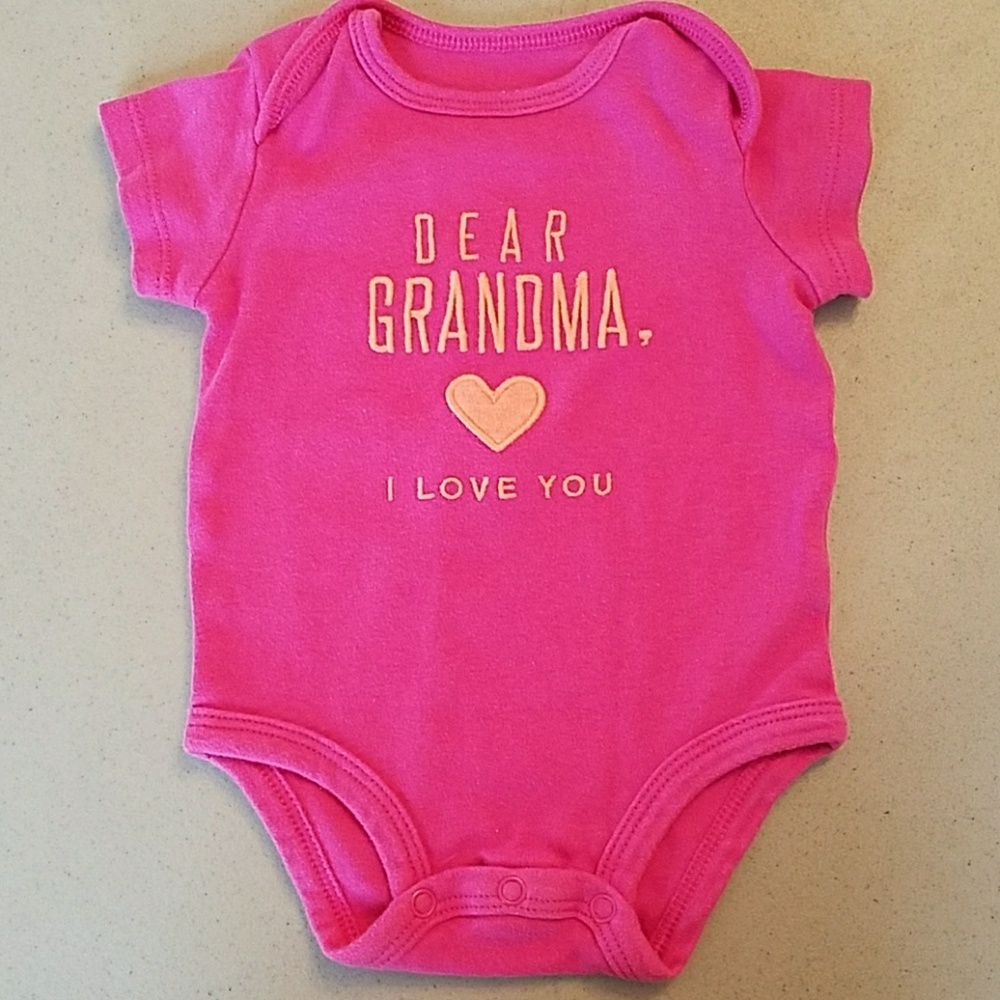 CARTER'S "Dear Grandma I Love You" Onesie