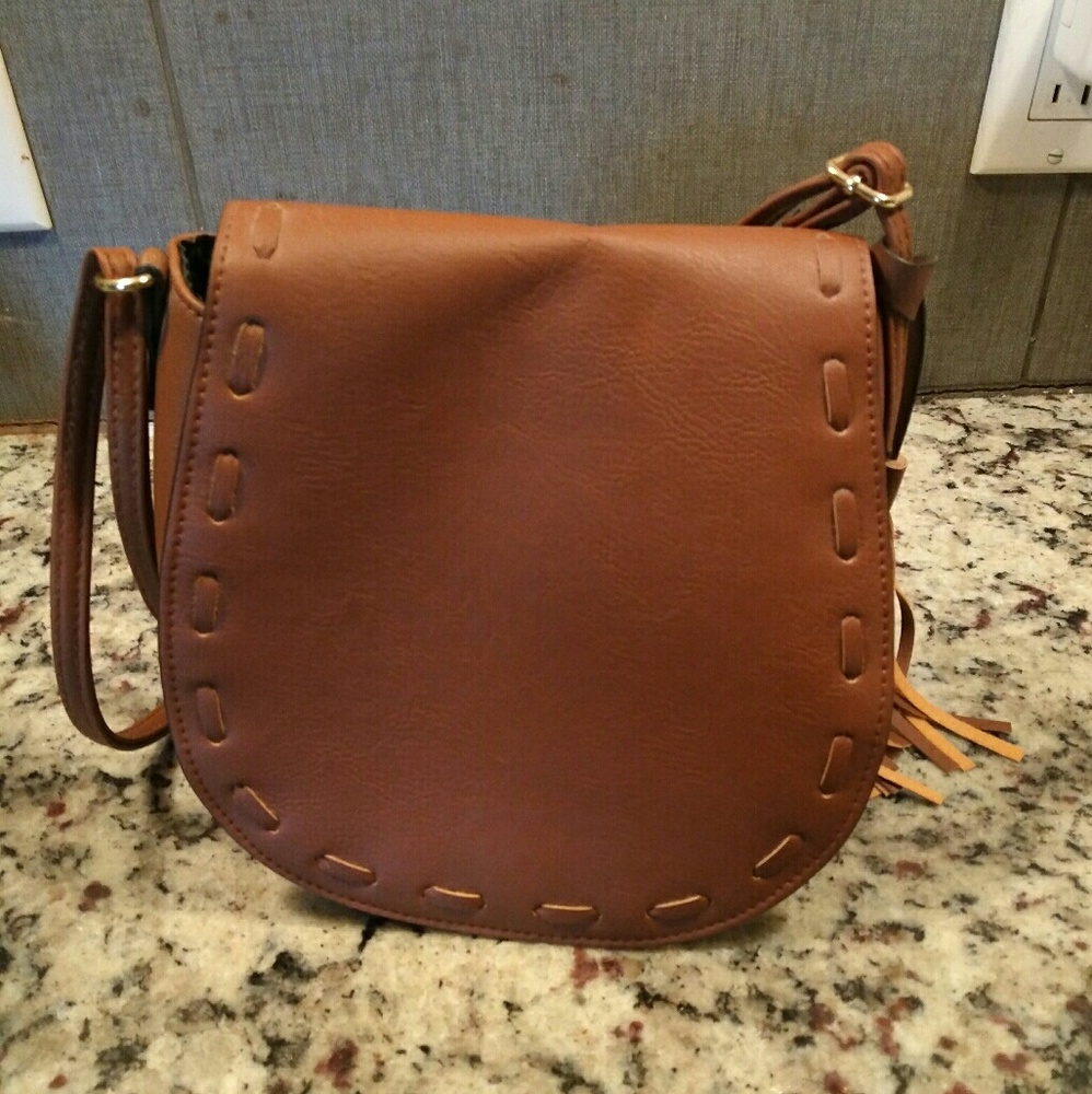 Brown side bag