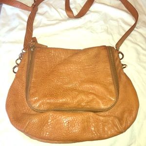 Vince Camuto brown crossbody brown leather bag