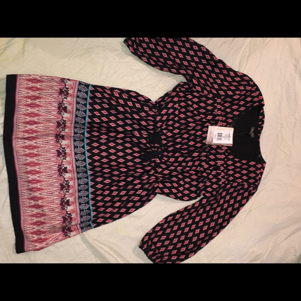 Patterned black dress from Kohl’s never worn.