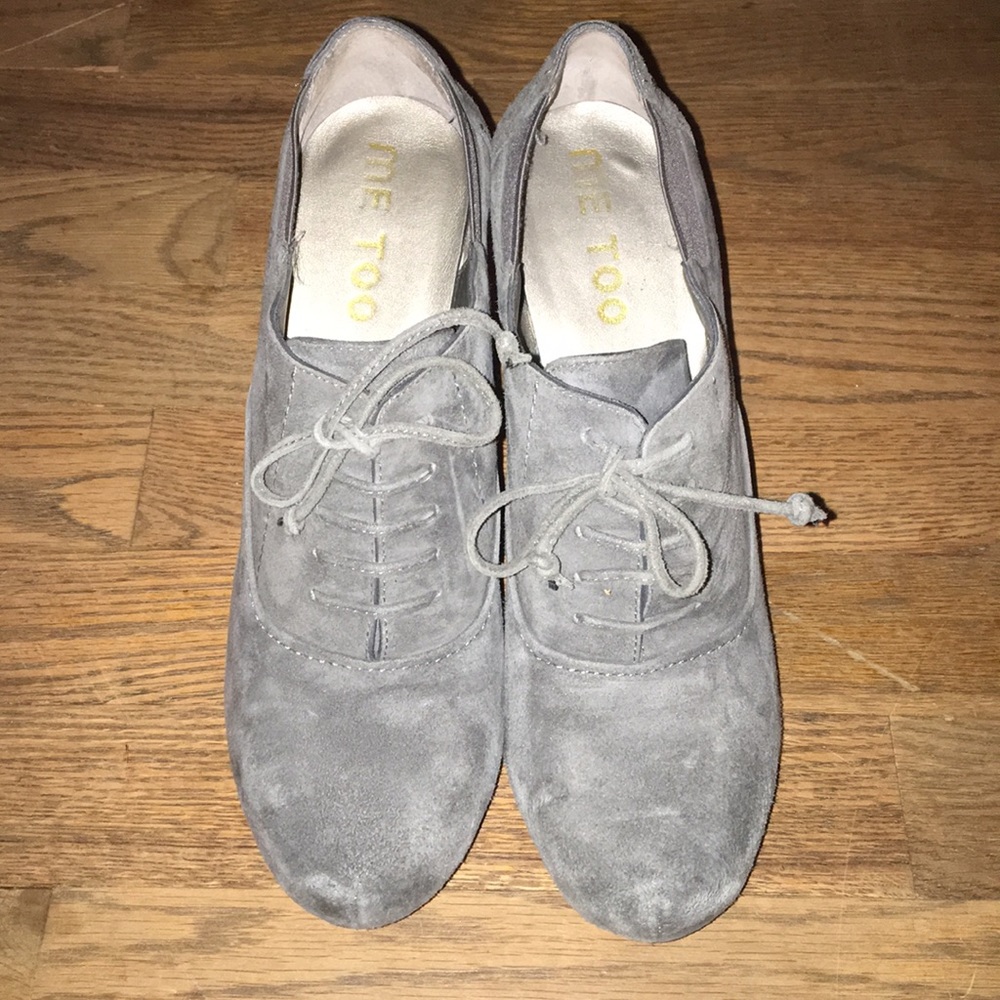 Suede Me Too Heels.