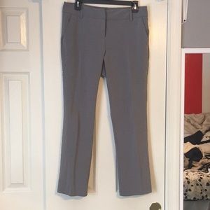 Grey ankle pants
