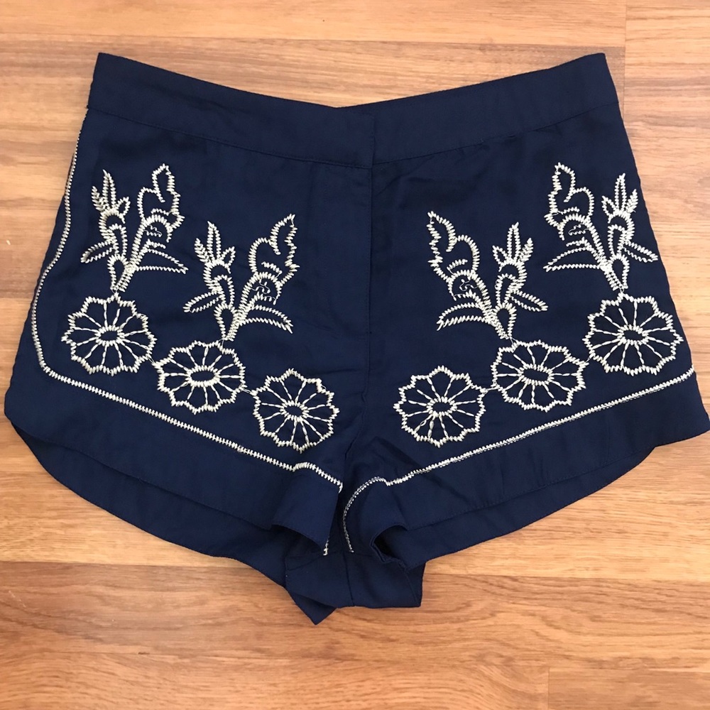 Embroidered Shorts