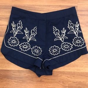 Embroidered Shorts