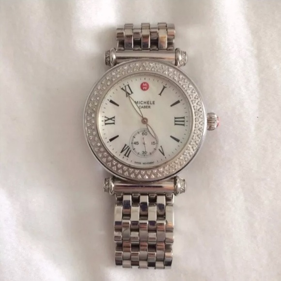 Michele Caber Diamond watch PRICE FIRM - Picture 1 of 4