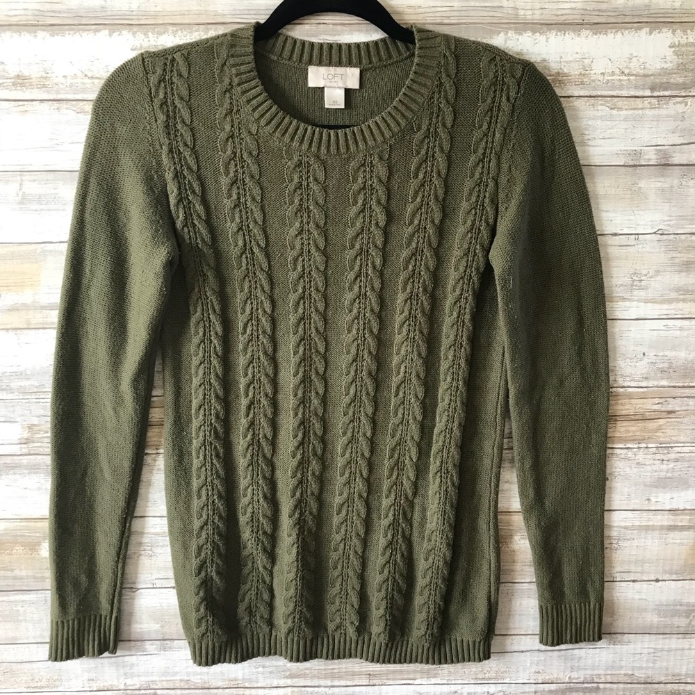 Army Green Loft Sweater