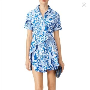 CARVEN PRINTED MINI DRESS