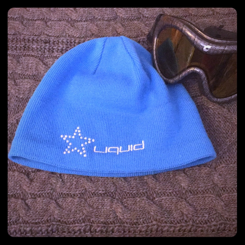 liquid winter hat.