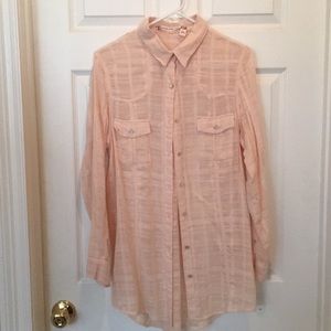 Chelsea & Violet 100% cotton pink blouse