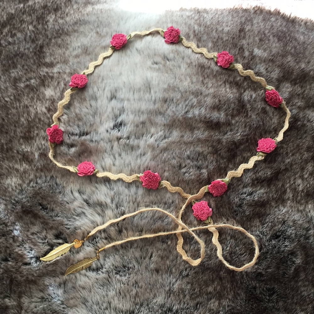 Handmade flower headband