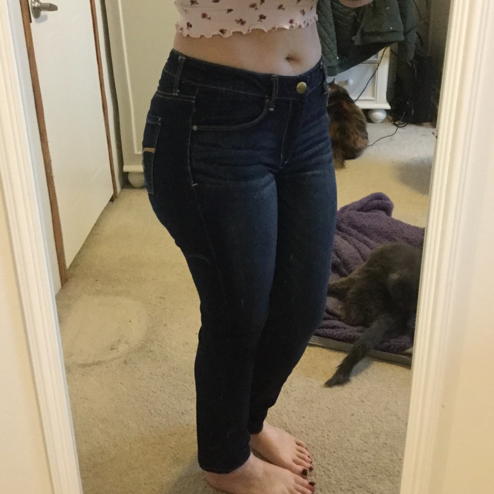 Dark skinny jeans from American Eagle!