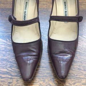 Manolo Blahnik Mary Jane Pumps - 7.5