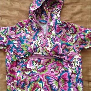 Children's Place poncho raincoat turns into pouch